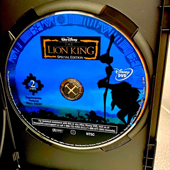 “Disney” Lion King- 2 Disc Special Edition DVD - Picture 4 of 10